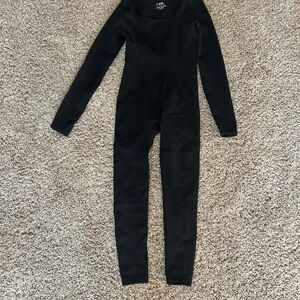 Black Long Sleeve Jumpsuit